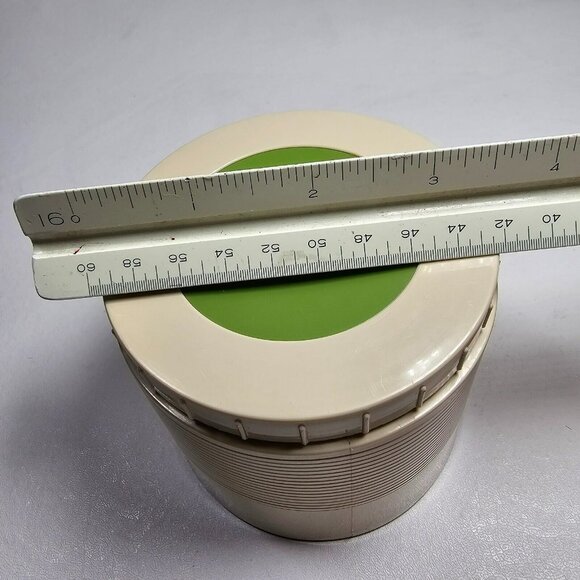 Vintage Thermos 8oz Insulated Soup Jar Container King Seeley 1155 Tan / Green - Picture 8 of 8